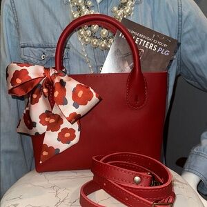 PLG 💘❤️ 💘Ruby red small raindrop crossbody new